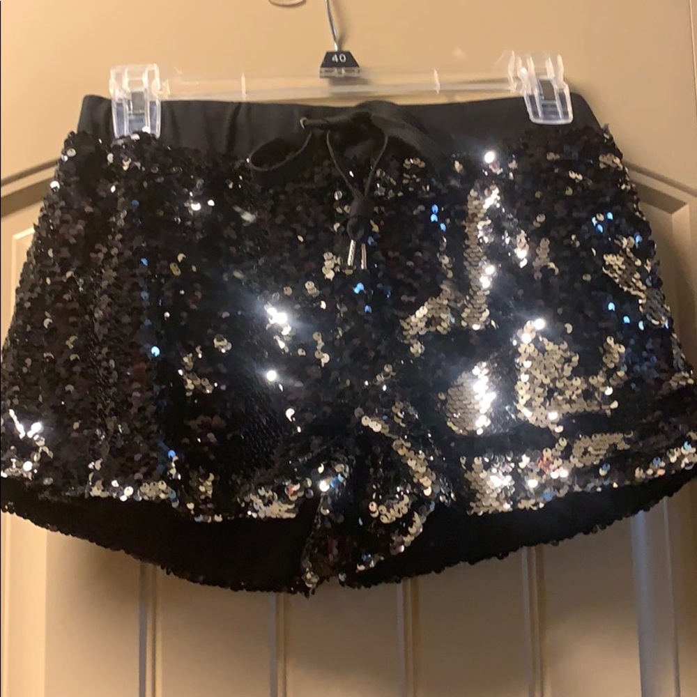 IheartRaves flip sequin shorts